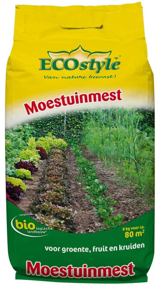 ECOstyle Moestuinmest 8 Kg 1 ECOstyle Moestuinmest 8 Kg
