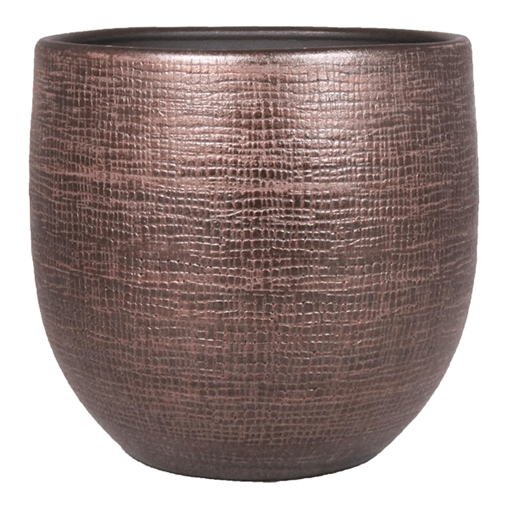 Bloempot Mira - D39 X H36cm - Koper 1 Bloempot Mira - D39 X H36cm - Koper