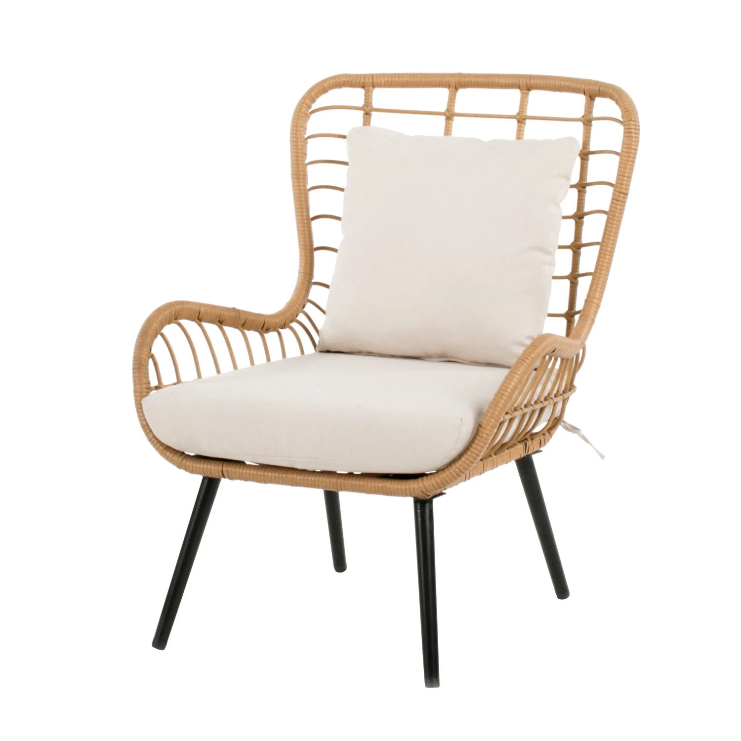 Royal Seasons COCOON Vlinderstoel Met Voetensteun Natural 2 Royal Seasons COCOON Vlinderstoel Met Voetensteun Natural - Afbeelding 2